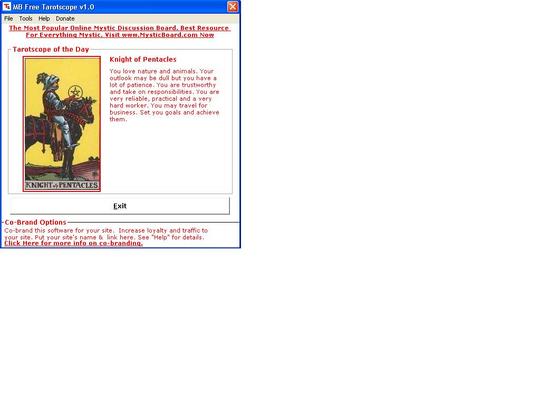 Product picture Daily Tarotscope Tarot Card